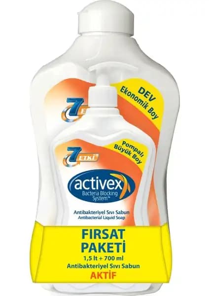 Activex Antibakteriyel Sıvı Sabun: Güçlü mikroplara karşı etkili ve cilt dostu temizlik çözümü
