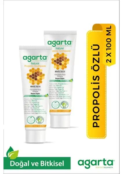 Agarta Florürsüz Propolis Diş Macunu: Doğal ve Güçlü Ağız Bakım Çözümü