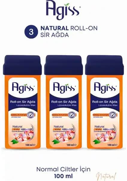 Agiss Roll-On Sir Ağda 100 ml doğal içeriklerle etkili ve pratik kullanımlı cilt bakım ürünü
