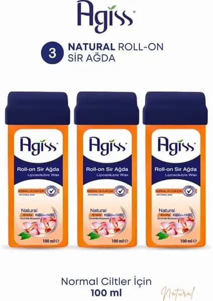 Agiss Roll-On Sir Ağda 100 ml doğal içeriklerle etkili ve pratik kullanımlı cilt bakım ürünü
