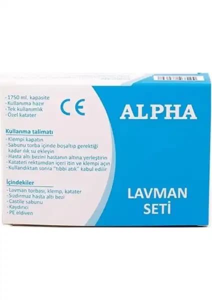 Alpha Lavman Seti 1750ML Bağırsak Temizliği ve Sindirim Destekleyici Ürün
