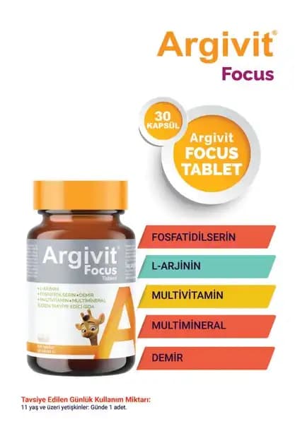 Argivit Focus Takviye Edici Gıda ile Sağlıklı Yaşam ve Günlük Destek