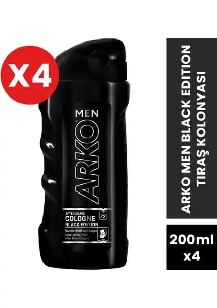 Arko Men Black Edition Tıraş Kolonyası: Ferahlatıcı ve Dayanıklı Erkek Bakım Ürünü