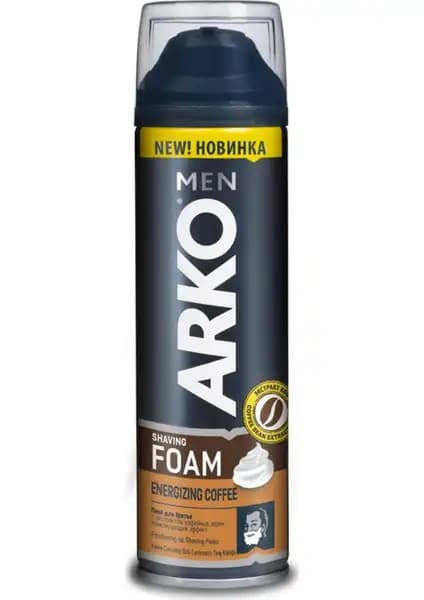 Arko Men Coffee Tıraş Köpük 200 ml Erkek Bakımında Yenilikçi ve Enerjik Bir Seçenek