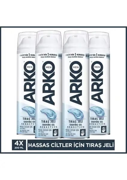 Arko Men Sensitive Erkek Tıraş Jeli: Hassas Ciltler İçin Güvenilir ve Etkili Çözüm