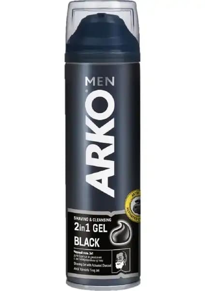 Arko Men Traş Jeli Black Aktif Kömürlü: Erkekler İçin Derinlemesine Temizlik ve Tahriş Önleyici Ürün