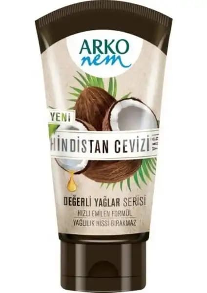 Arko Nem Değerli Yağlar Hindistan Cevizi Yağlı Krem: Doğal ve Güçlü Nemlendirme Çözümü