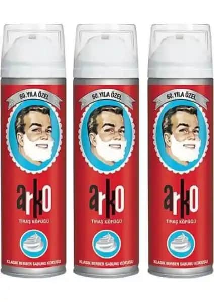 Arko Traş Köpüğü 200 ml Efsane Koku ile Konforlu ve Güvenli Tıraş Deneyimi