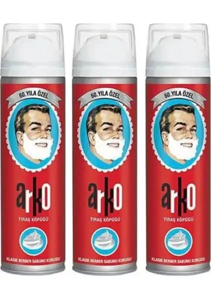 Arko Traş Köpüğü 200 ml Efsane Koku ile Konforlu ve Güvenli Tıraş Deneyimi
