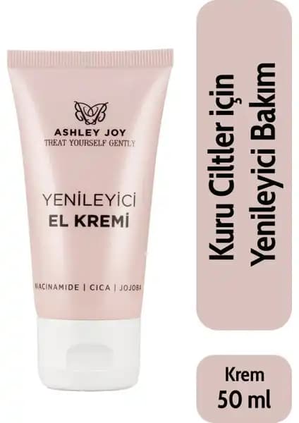 Ashley Joy Yenileyici El Kremi: Güçlü İçeriklerle Cilt Yenileme ve Nemlendirme