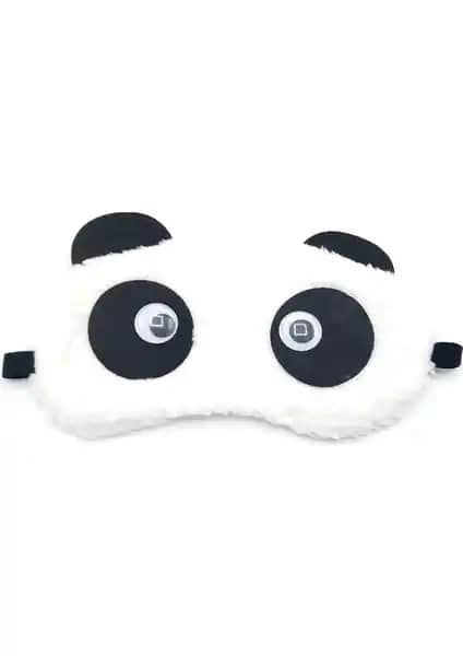 Attach Düz Peluş Panda Uyku Bandı: Işık Engelleyen Ergonomik ve Sevimli Tasarım