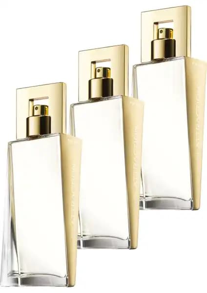Avon Attraction Kadın Parfüm Seti 50 Ml Üçlü Paket ile Kendine Güven ve Çekicilik