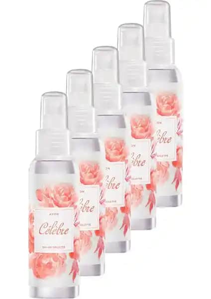 Avon Celebre Kadın Vücut Spreyi Beşli Set: Doğal ve Çevre Dostu Ferahlatıcı Parfüm Deneyimi