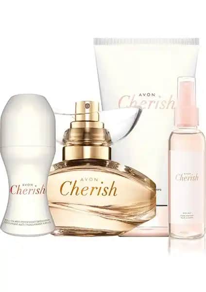 Avon Cherish Dörtlü Kadın Parfüm Seti Zarif ve Kalıcı Kokularla Kendinizi Öne Çıkarın