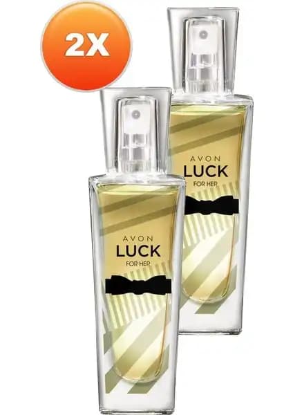 Avon Luck Kadın Parfüm Edp 30 Ml İkili Set Zarif ve Çekici Koku Deneyimi Sunar