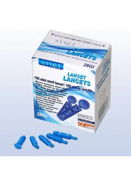 Ayset 30G Lanset Parmak Delme İğnesi Güvenli ve Hassas Kan Alma Çözümü