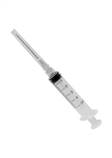 Ayset 5cc 5ml Enjektör Siyah Güvenilir ve Steril Tıbbi Enjektör Ürünü