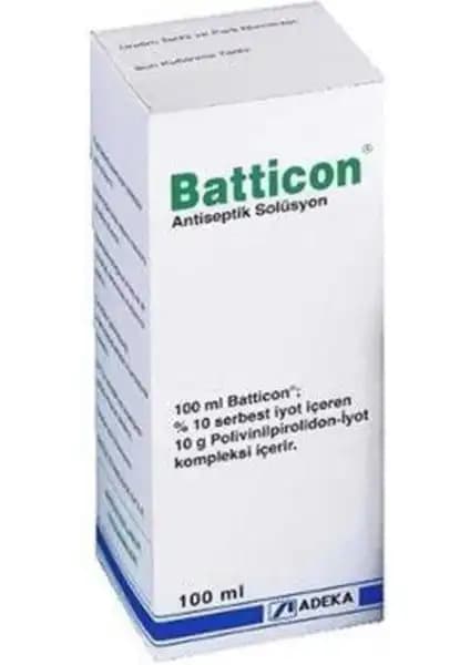 Batticon Solüsyon 100 ml: Güvenilir ve Çok Yönlü Hijyen ve Sterilizasyon Çözümü