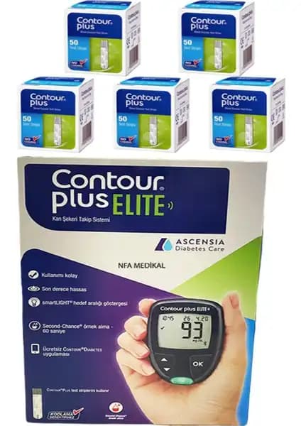 Bayer Contour Plus Elite Kan Şekeri Ölçüm Cihazı Modern Diyabet Yönetimi İçin En İyi Seçenek