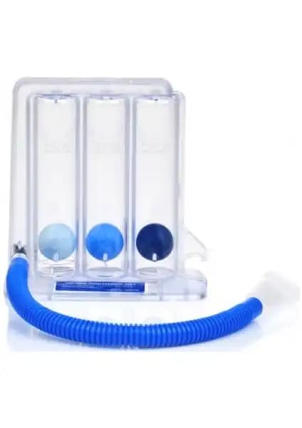 Bestmed Triflo 3 Top Nefes Egzersiz Cihazı Akciğer Fonksiyonlarını Destekler ve Güçlendirir