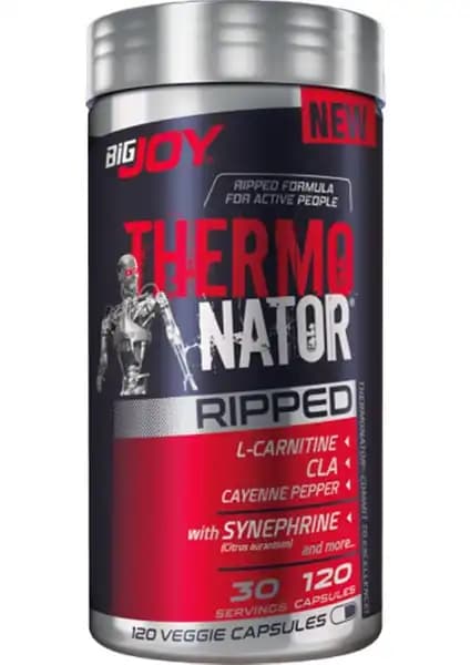 Bigjoy Spor Terminatör Ripped: Yağ Yakıcı ve Termojenik Güçlü Takviye Ürünü