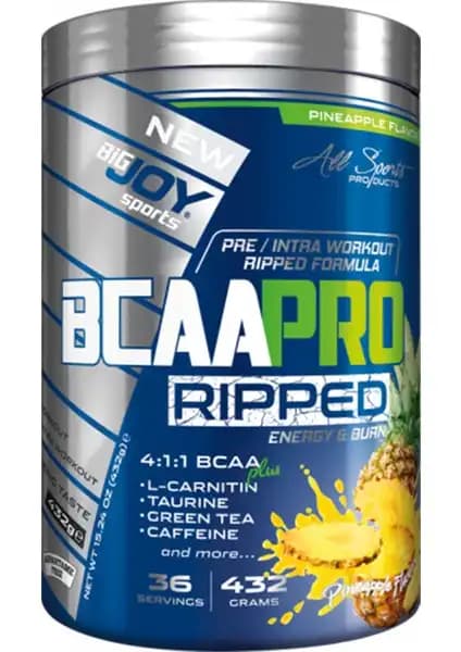 Bigjoy Sports Bcaapro Ripped BCAA Performans ve Enerji Artırıcı Amino Asit Tozu