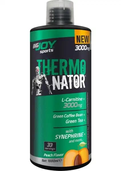 Bigjoy Sports Terminator L-Carnitine 3000 mg Şeftali Aroması: Performans ve Yağ Yakımını Destekleyen Takviye