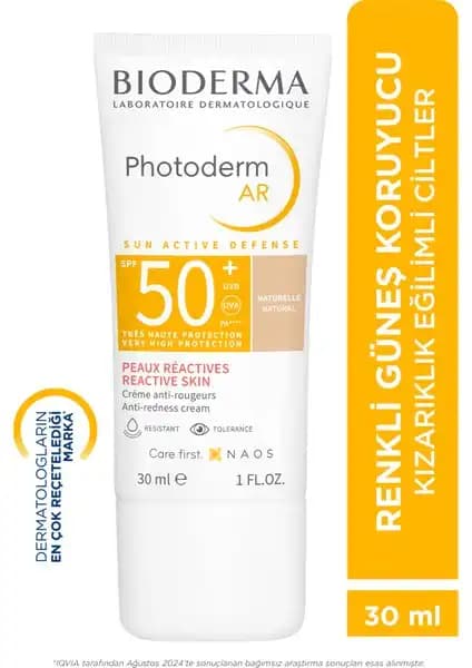 Bioderma Photoderm AR SPF50+ Hassas Ciltler İçin Renkli Güneş Kremi Ürün Tanıtımı ve Özellikleri