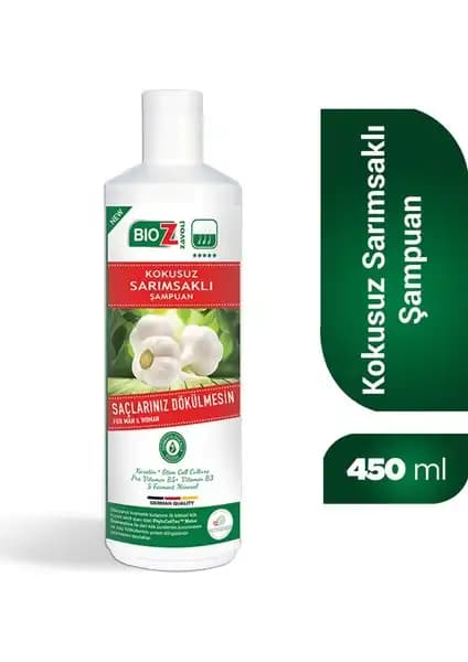 Bioz Kokusuz Sarımsaklı Şampuan ile Saç Dökülmesine Karşı Etkili ve Doğal Bakım