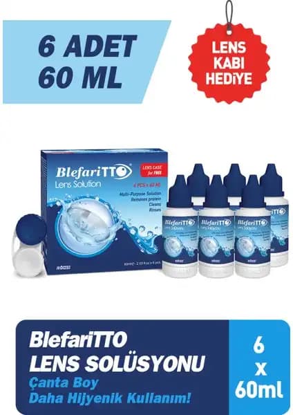 Blefaritto Lenss Solüsyonu: Günlük Kontakt Lens Bakımında Güvenilir ve Pratik Çözüm