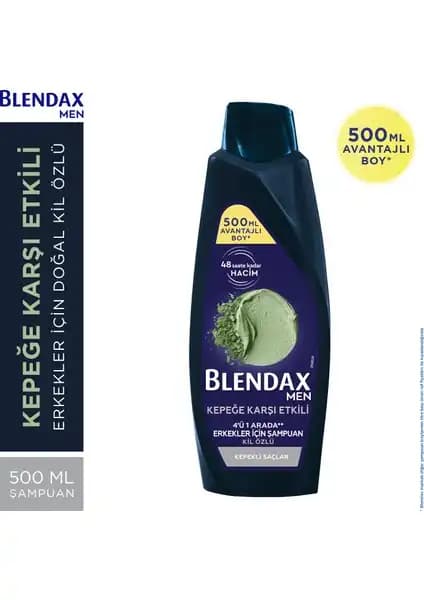 Blendax Doğal Kil Özlü Erkekler İçin Kepeğe Karşı Etkili Şampuan Ürünü Tanıtımı ve Kullanım Avantajları