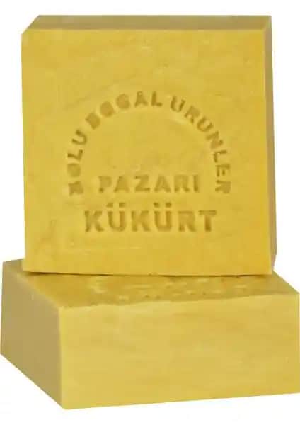 Bolu Doğal Ürünler Pazarı El Yapımı Doğal Kükürt Sabunu Cilt ve Saç Sağlığı İçin