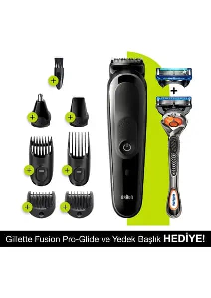 Braun MGK 5260 Çok Fonksiyonlu Kablosuz Erkek Bakım Cihazı Günlük ve Detaylı Kullanım İçin