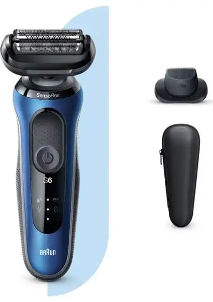 Braun Seri 6 B1200s Kablosuz Erkek Tıraş Makinesi Günlük Bakım İçin Uygun