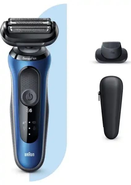 Braun Seri 6 B1200s Kablosuz Erkek Tıraş Makinesi Günlük Bakım İçin Uygun