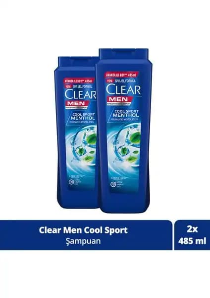 Clear Men Kepeğe Karşı Etkili Şampuan Erkekler İçin Ferahlatıcı ve Arındırıcı Saç Bakım Ürünü
