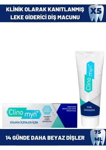 Clinomyn Smokers Sigara İçenler İçin Diş Beyazlatan Diş Macunu İncelemesi ve Kullanım Avantajları