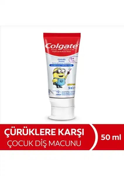Colgate Minions 6 Yaş+ Çürüklere Karşı Etkili Çocuk Diş Macunu İncelemesi ve Kullanım Rehberi