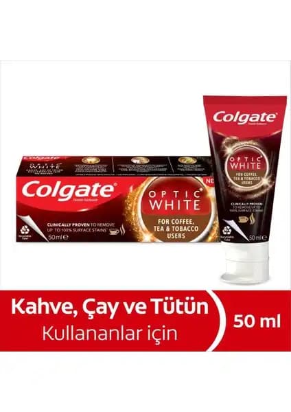 Colgate Optic White Kahve, Çay ve Tütün Kullanıcıları İçin Güvenilir Diş Macunu Özellikleri ve Faydaları