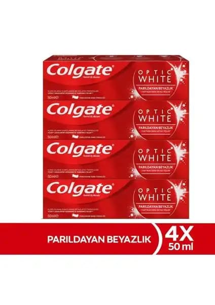 Colgate Optic White Parıldayan Beyazlık Diş Macunu ile Güvenilir ve Etkili Diş Beyazlatma Çözümü
