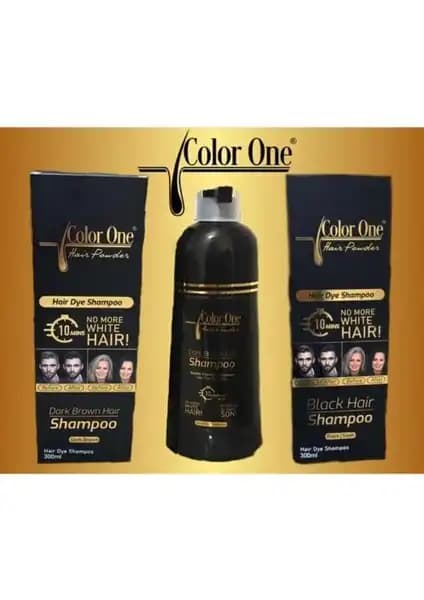 Color One Hair Siyahlaştırıcı Şampuan Boya 300 Ml Saç Renk Değişimi ve Bakım Ürünü