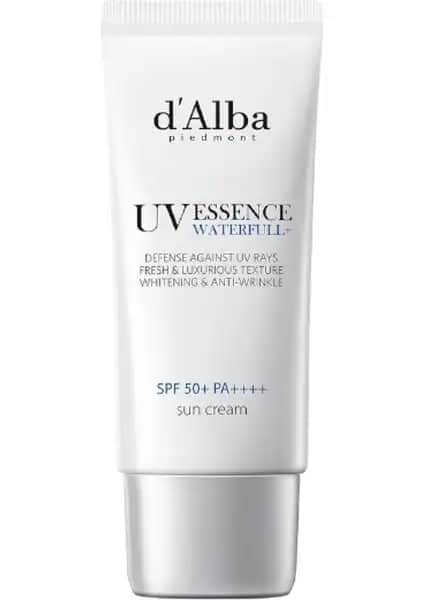 d'Alba Waterful Essence Sun Cream 35ML: Yüksek Koruma ve Hafiflik Sunan Güneş Koruyucu