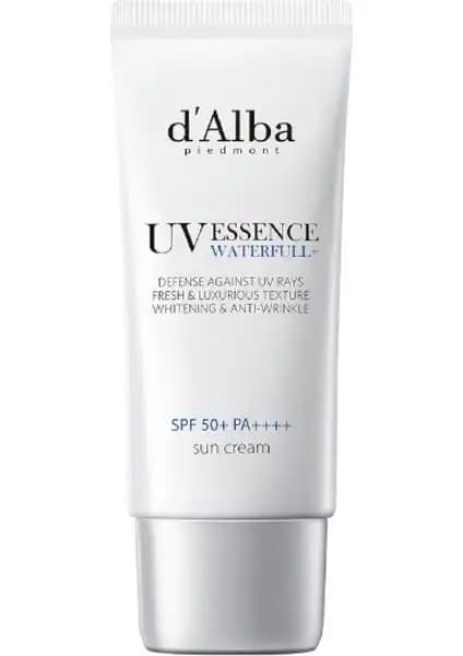d'Alba Waterful Essence Sun Cream 35ML: Yüksek Koruma ve Hafiflik Sunan Güneş Koruyucu