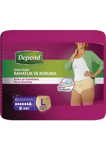 Depend Emici Külot Lohusa Pedi Kadın Beden: Günlük Konfor ve Güvenlik Sağlayan Ürün