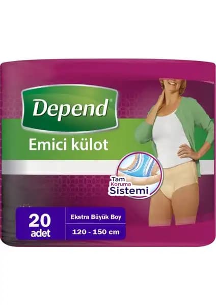Depend Emici Külot Lohusa Pedi XL Beden Güvenli ve Konforlu Kullanım Özellikleri