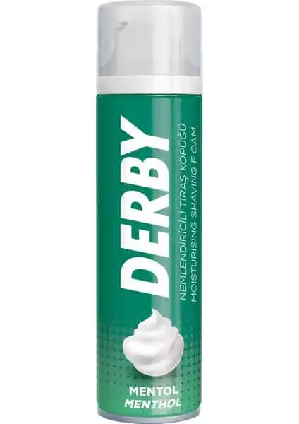 Derby Mentol Tıraş Köpüğü 200 ml - Ferahlatıcı ve Konforlu Tıraş Deneyimi