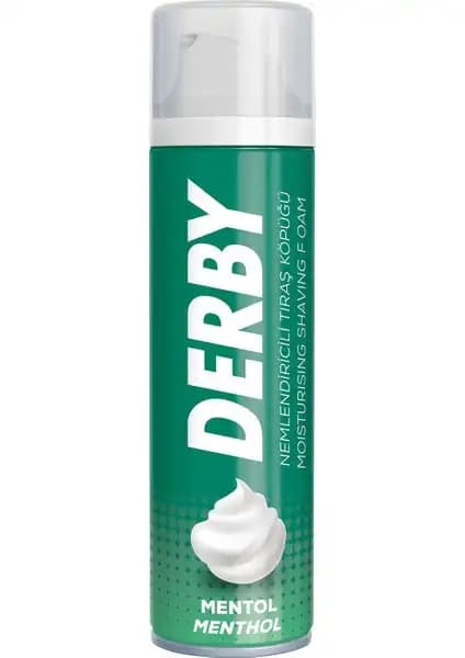 Derby Mentol Tıraş Köpüğü 200 ml - Ferahlatıcı ve Konforlu Tıraş Deneyimi