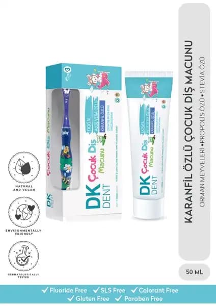 Dermokil DK Dent Çocuk Diş Macunu: Doğal ve Güvenli Çocuklar İçin Diş Temizliği Ürünü