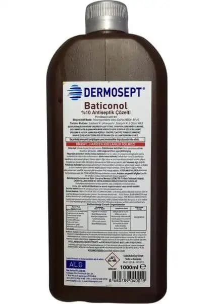 DERMOSEPT Baticonol Çözeltisi: Güvenli ve Çok Yönlü Antiseptik Çözüm Ürün Tanıtımı