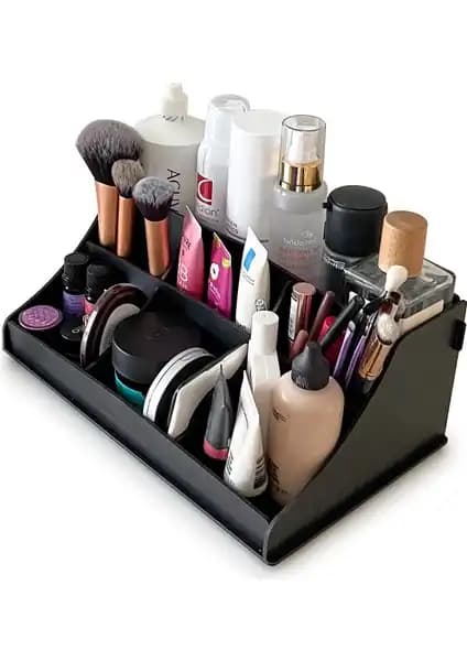 Design Otto Bella Small Ahşap Makyaj ve Kozmetik Düzenleyici Organizer